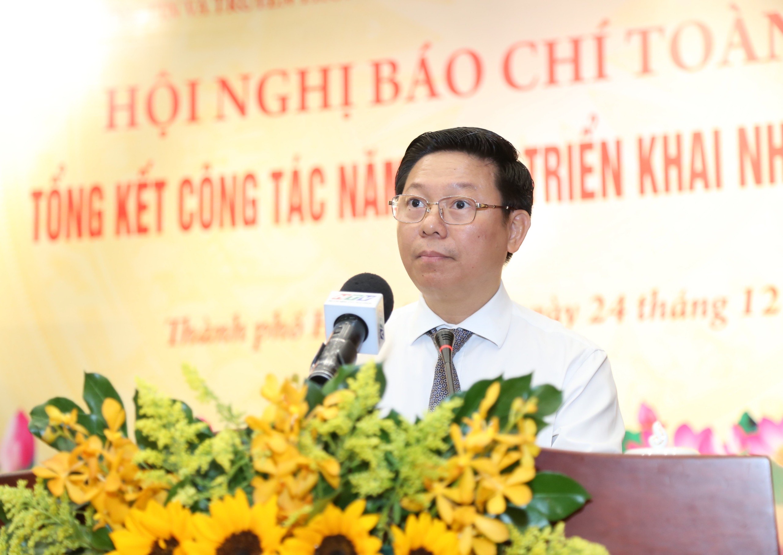 Phó trưởng Ban Tuyên giáo Trung ương Trần Thanh Lâm tổng kết một số mặt hoạt động của báo chí năm 2022
